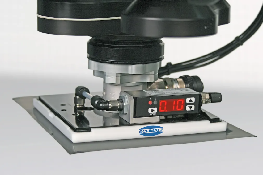 The rapidly growing share of electric vehicles is leading to a very high demand for lithium-ion batteries. In order to meet the demand for long ranges, the quality and performance requirements for batteries and their production processes are also constantly increasing. Vacuum components from Schmalz meet the high demands of the industry and are used in automated cell production and module assembly. In addition to automation technology, Schmalz also offers vacuum lifters and crane systems for the ergonomic and safe handling of heavy battery modules.